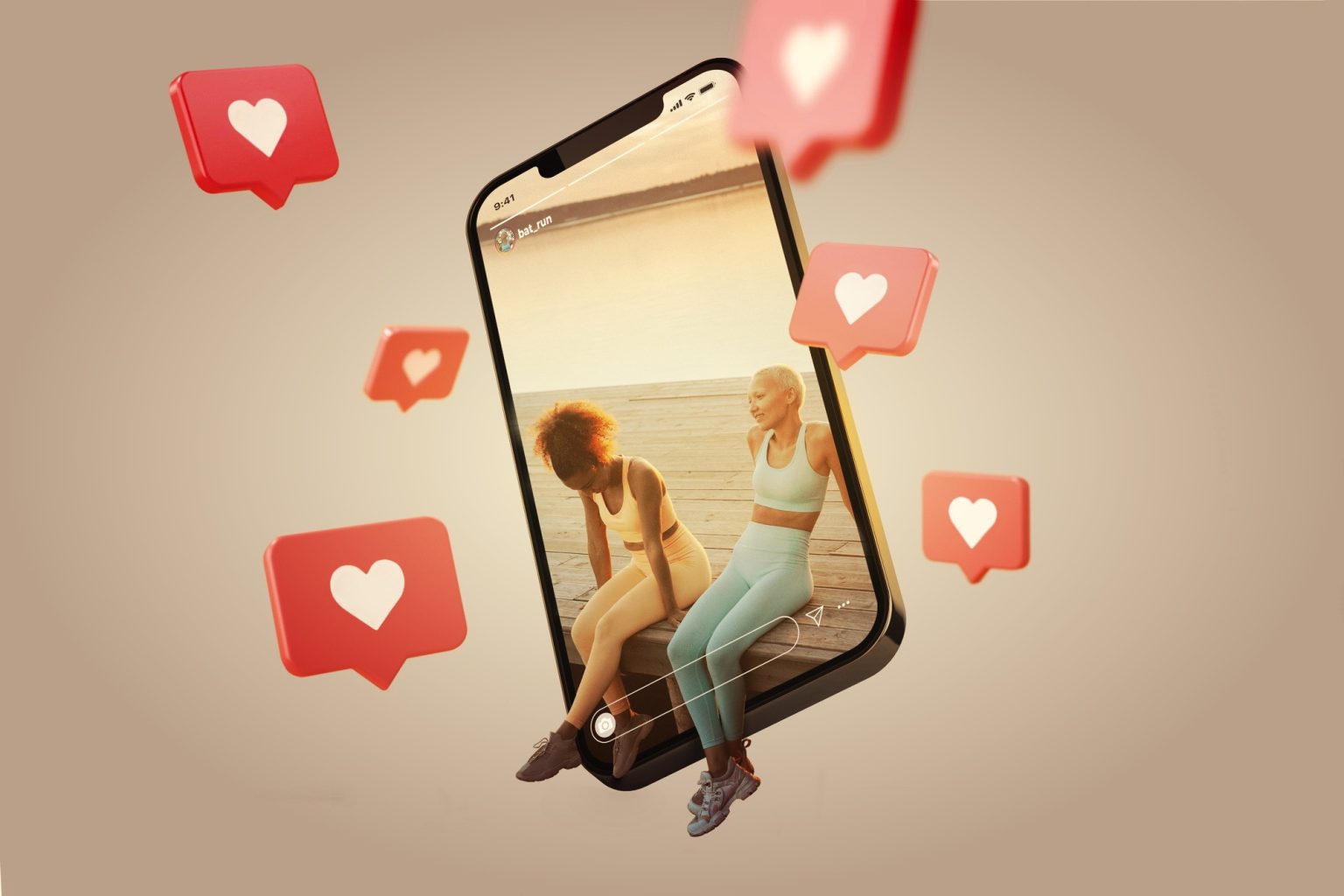 followers Instagram : écran de smartphone affichant une augmentation de followers sur Instagram