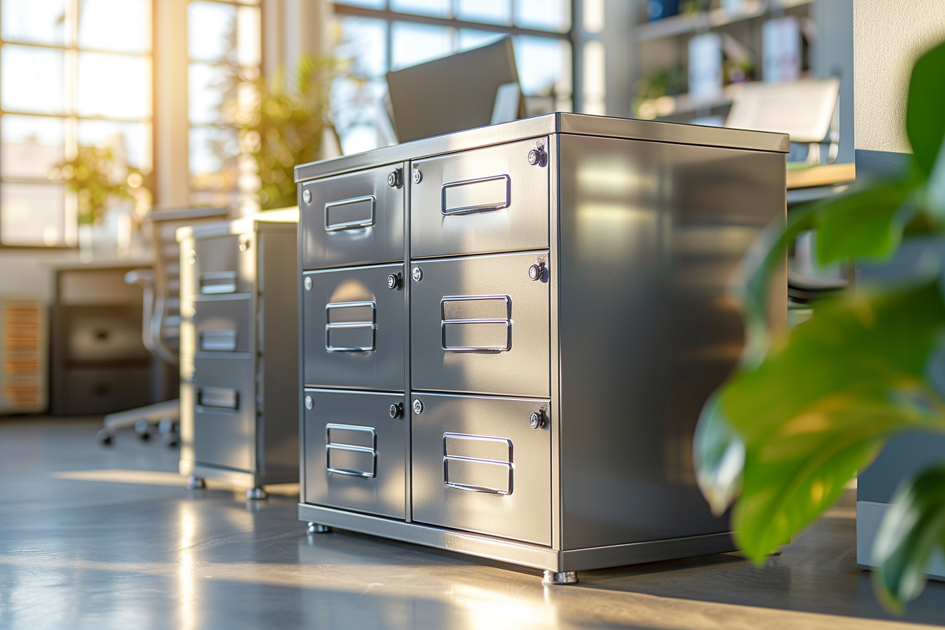 L’armoire métallique est un meuble de rangement pratique et solide 