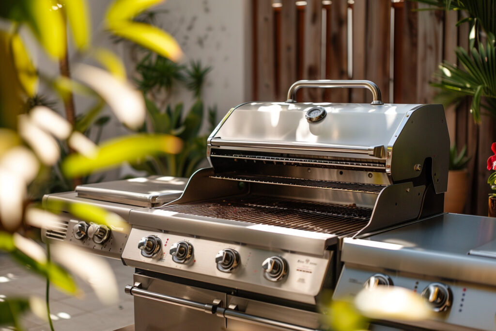 barbecue facile à nettoyer : barbecue propre et bien entretenu après nettoyage