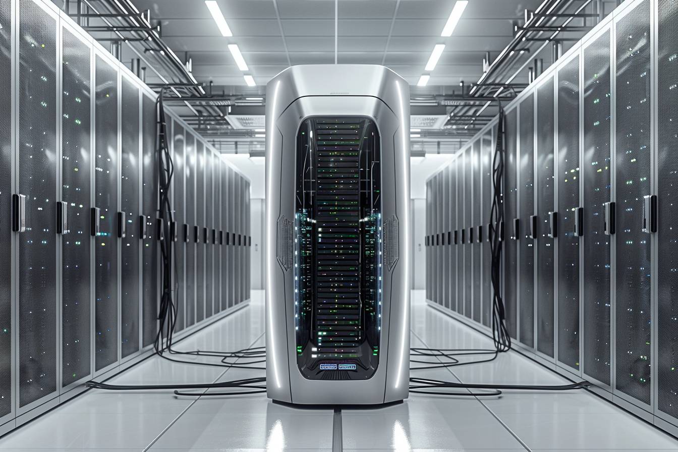 IA générative : centres de données et serveurs informatiques pour l'IA
