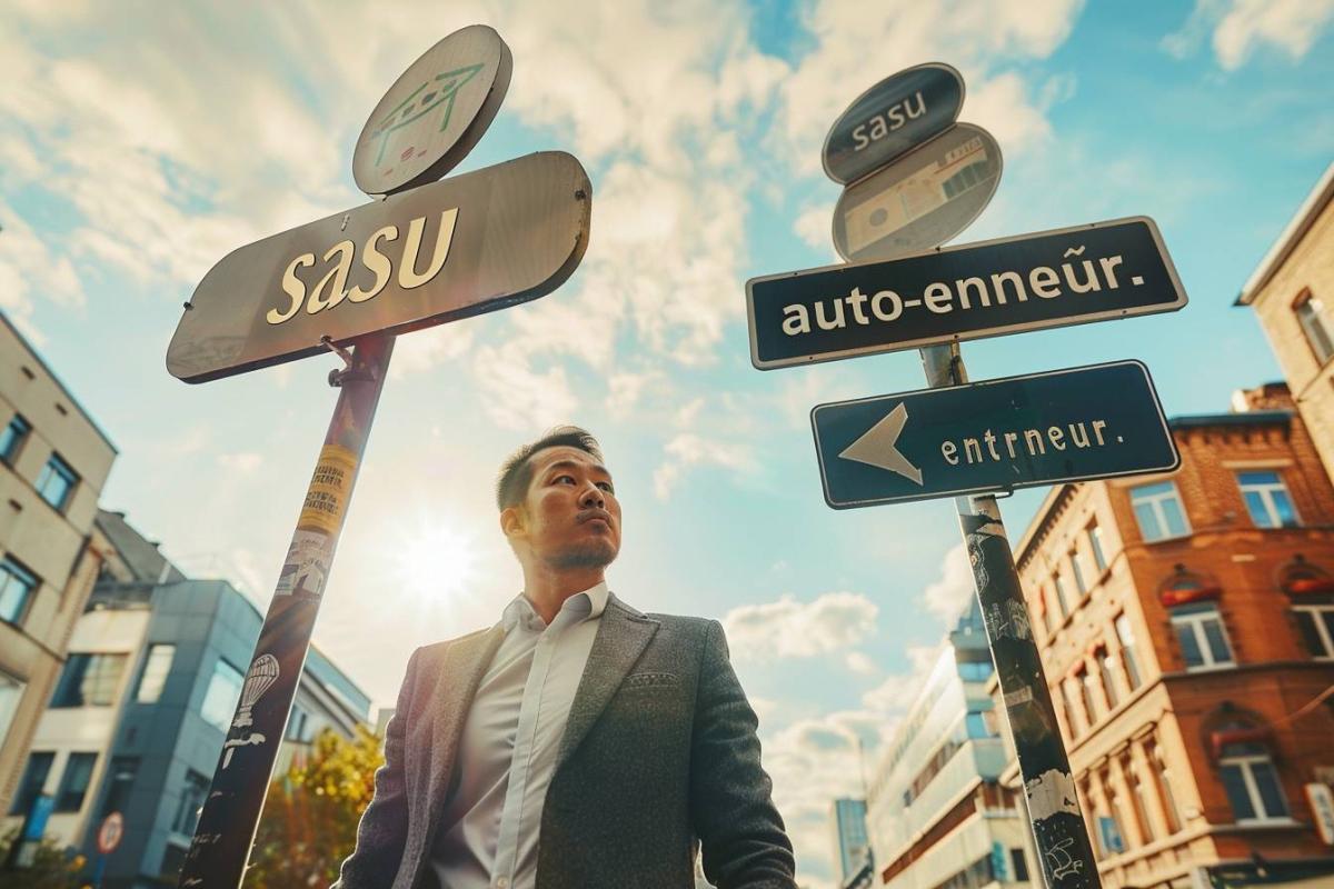 statut entreprise : comparaison visuelle entre SASU et auto-entrepreneur