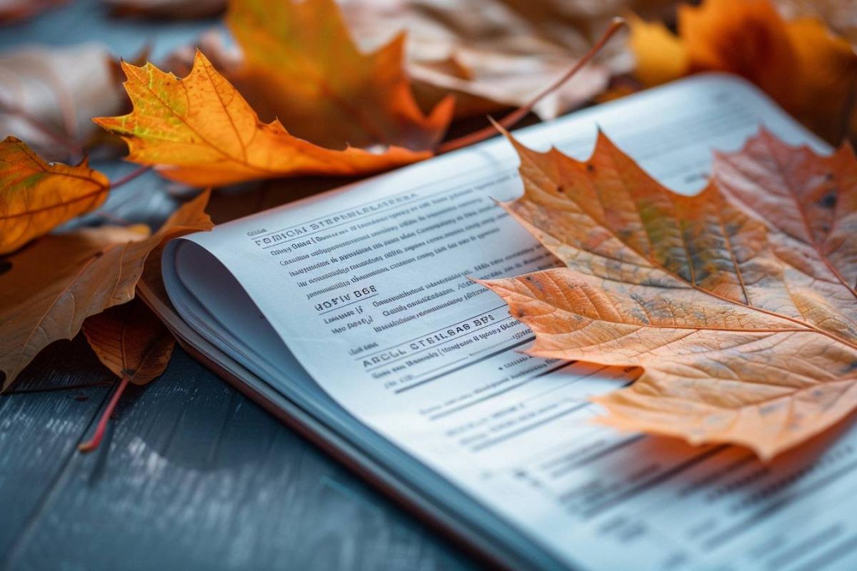 CV canadien : un CV professionnel et bien structuré sur un bureau