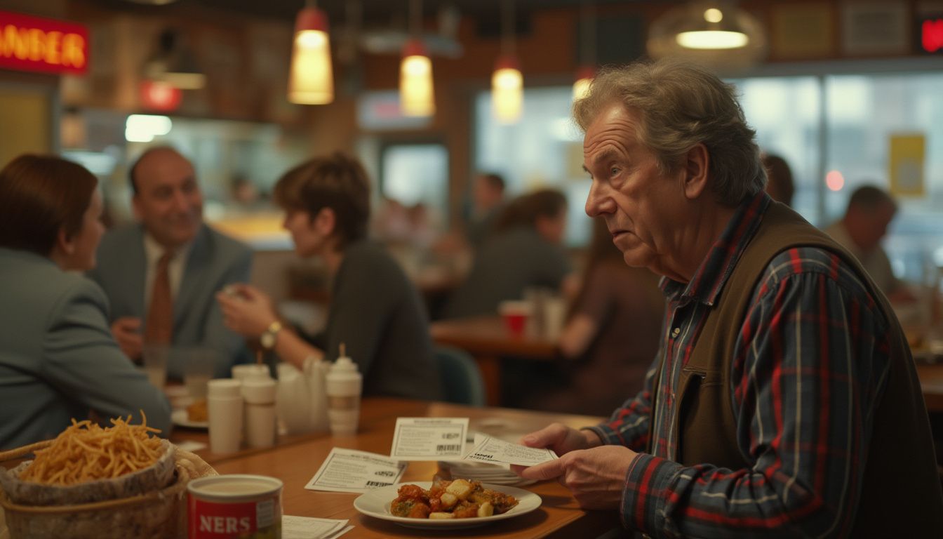 tickets-restaurants : illustration représentant des tickets-restaurant avec une calculatrice