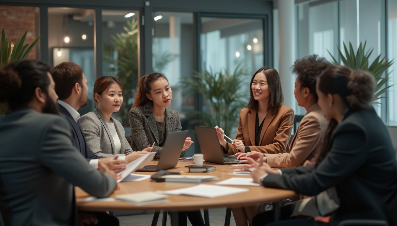 formations en soft skills : équipe collaborant efficacement en formation