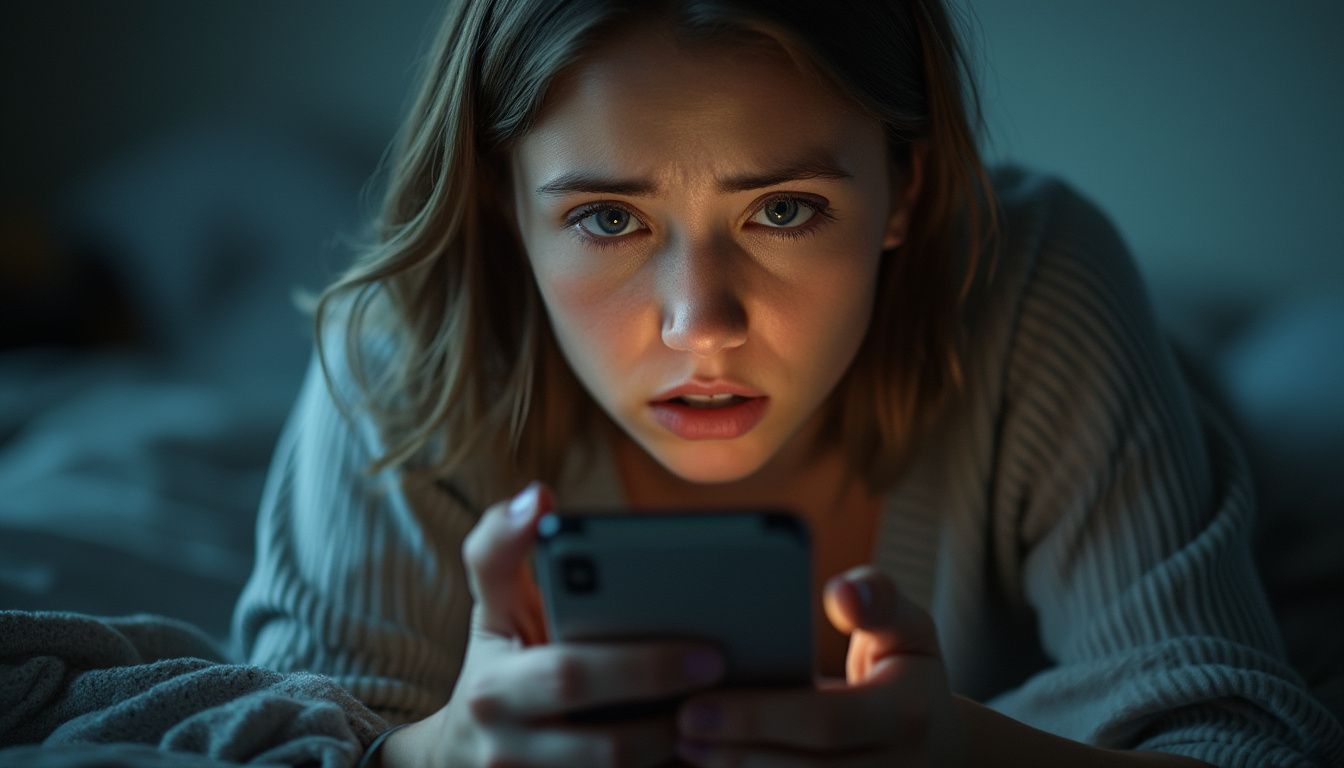 sms pour relance : téléphone affichant un message texte