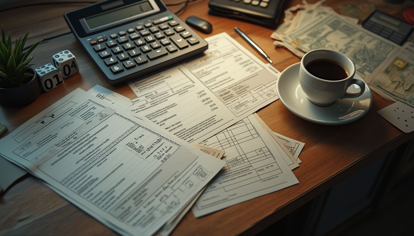 relevés bancaires : illustration de relevés bancaires organisés