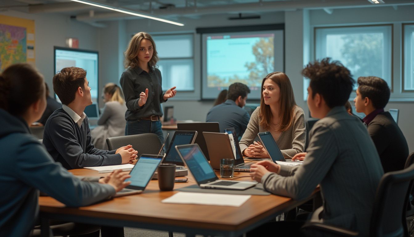 écoles de communication : étudiants et bâtiments d'universités prestigieuses en communication