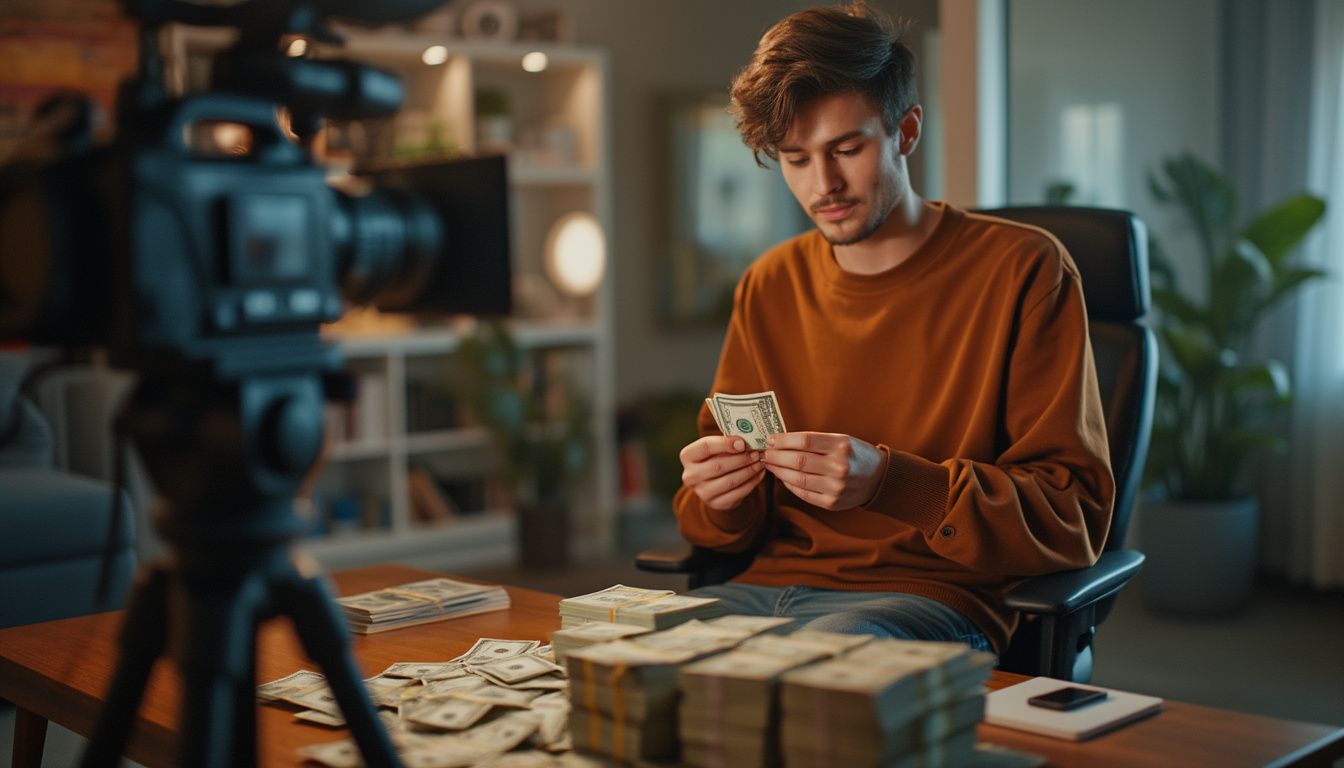 gagner de l'argent TikTok : créateur de contenu utilisant TikTok pour générer des revenus