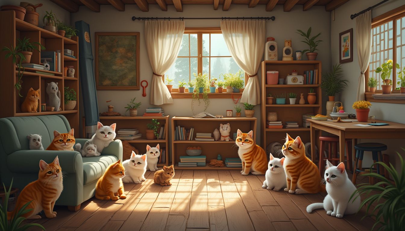 élevage de chats : chat Maine Coon ou Bengal dans un environnement soigné