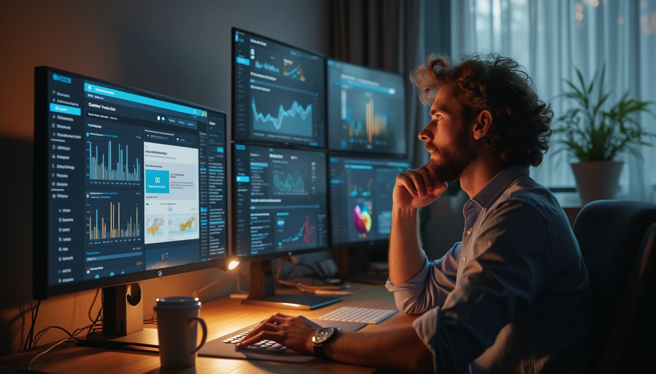 community manager : illustration représentant un professionnel du community management au travail