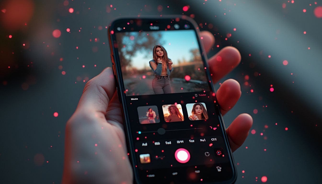 TikTok modification message : interface montrant la modification d'un message enregistré