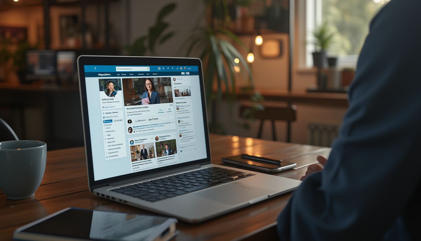 phrase d'accroche LinkedIn : illustration de la connexion et de l'engagement professionnel sur LinkedIn