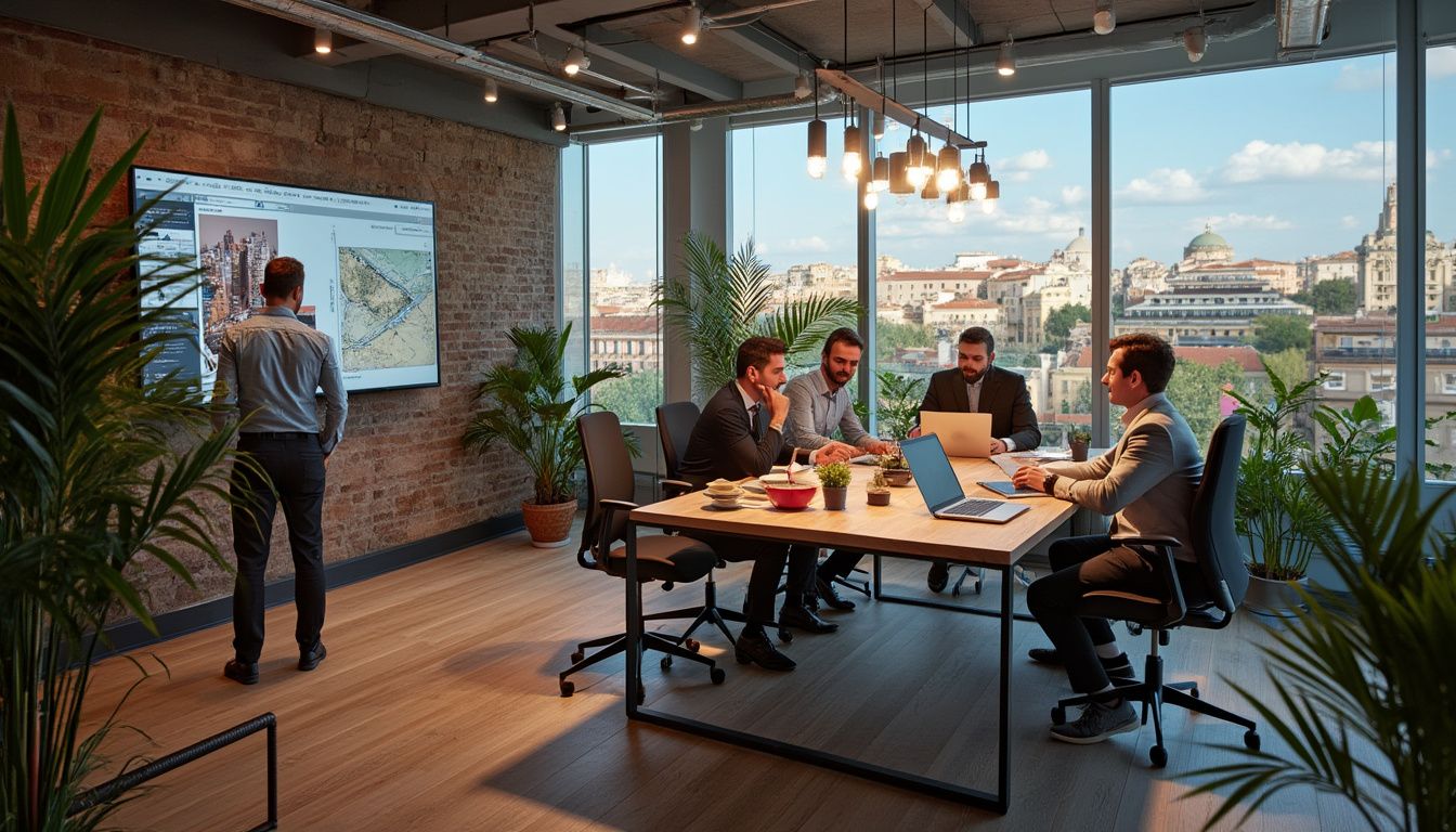 agence de communication Montpellier : équipe professionnelle en réunion stratégique