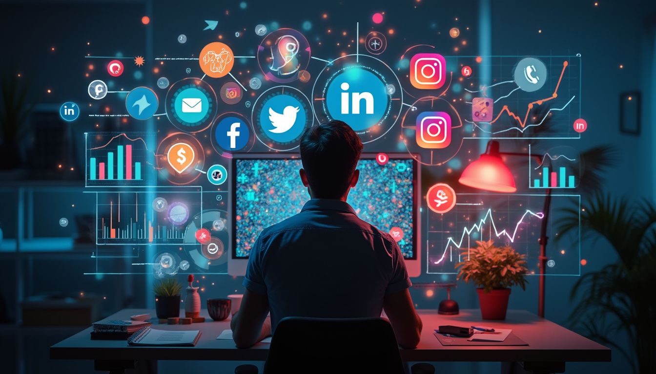 posts facebook entreprise : illustration d'une entreprise animée sur Facebook avec des interactions clients