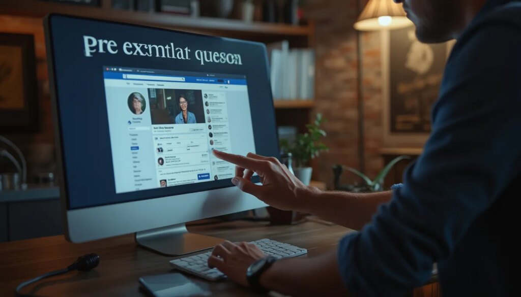 confidentialité Facebook : icône de profil Facebook avec un cadenas symbolisant la protection des données personnelles