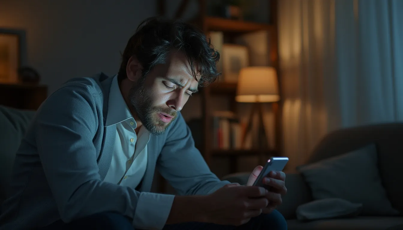 droit à la déconnexion : smartphone avec notification de message professionnel en dehors des heures de travail