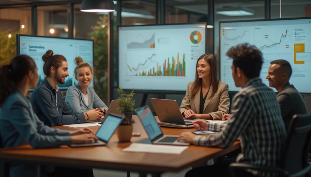 inbound marketing : illustration montrant l'augmentation des ventes et leads grâce à l'inbound marketing