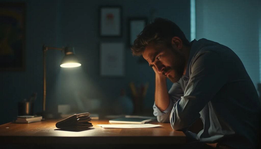 non-paiement de salaire : employé préoccupé face à son employeur