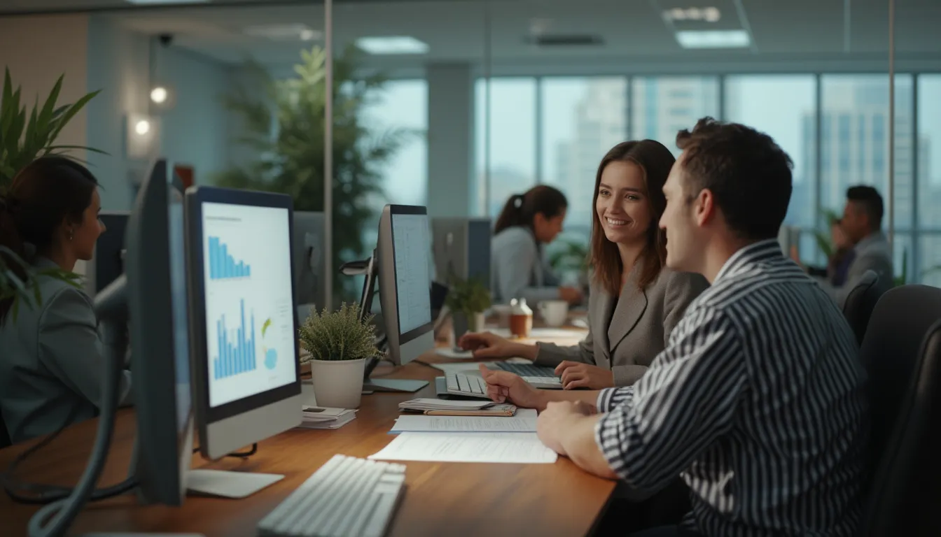 formation gestionnaire de paie : illustration d'une personne suivant une formation en ligne sur la gestion de la paie