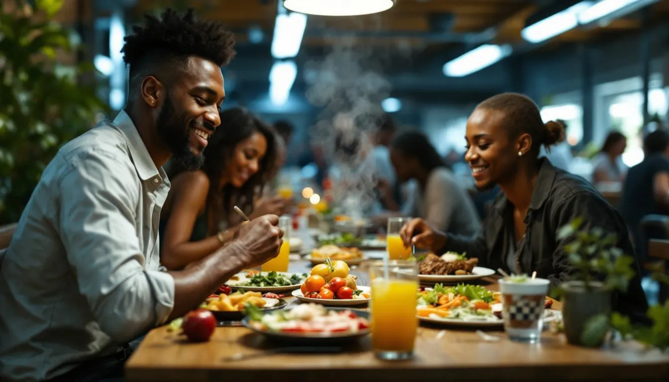 nourriture du futur : représentation graphique des innovations alimentaires et technologies durables