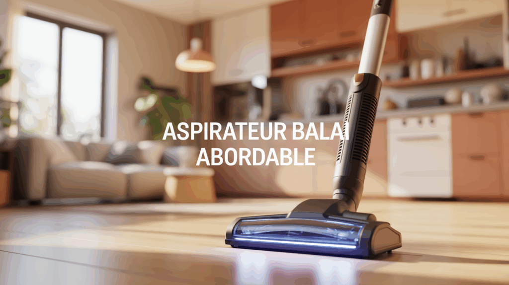 aspirateur balai abordable sol propre