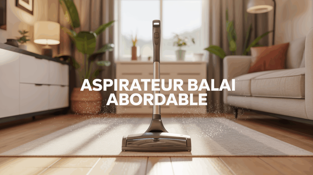 aspirateur balai abordable moderne