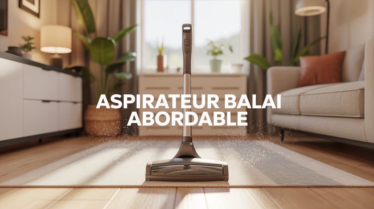 aspirateur balai abordable moderne