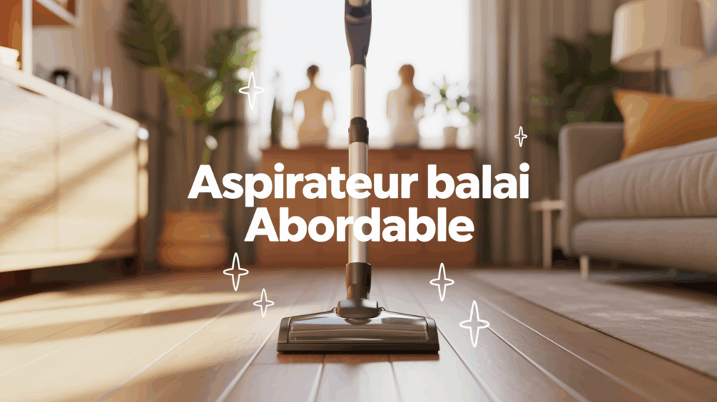 Aspirateur balai abordable moderne propreté