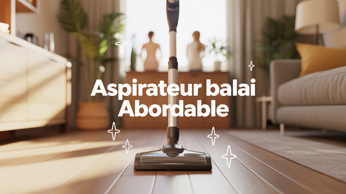 Aspirateur balai abordable moderne propreté