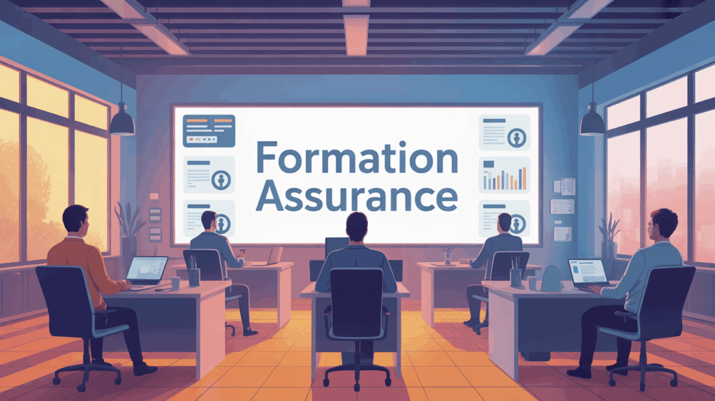 Salle de classe Formation Assurance moderne
