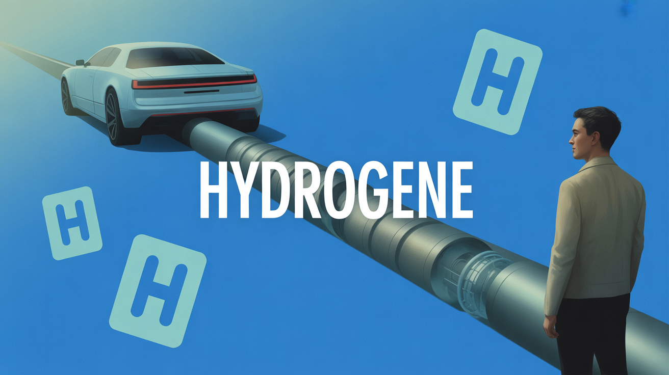 Moteur hydrogene innovant sur voiture futuriste