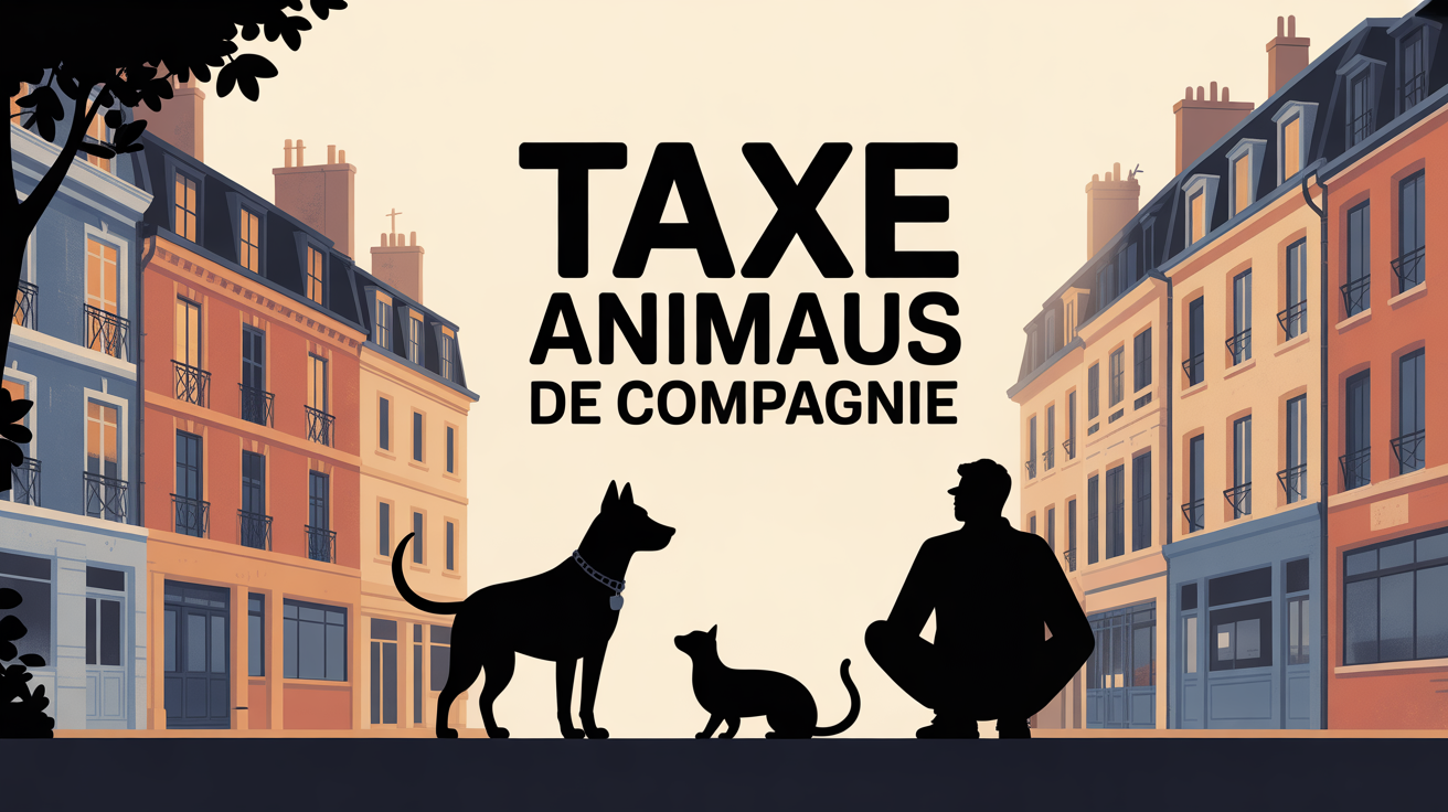 taxe animaux de compagnie illustration ville