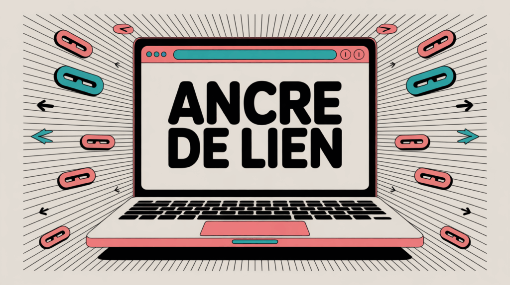 illustration ancre de lien sur page web