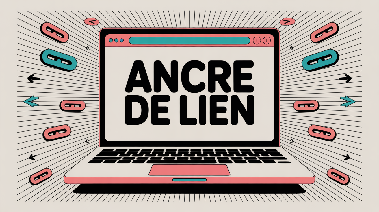 illustration ancre de lien sur page web