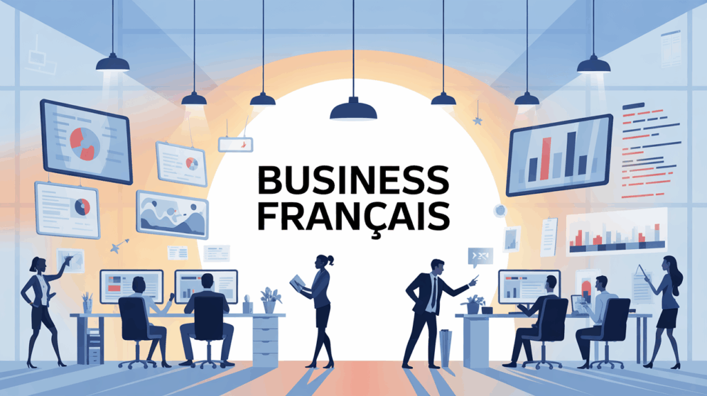 Professionnels business francais bureau moderne