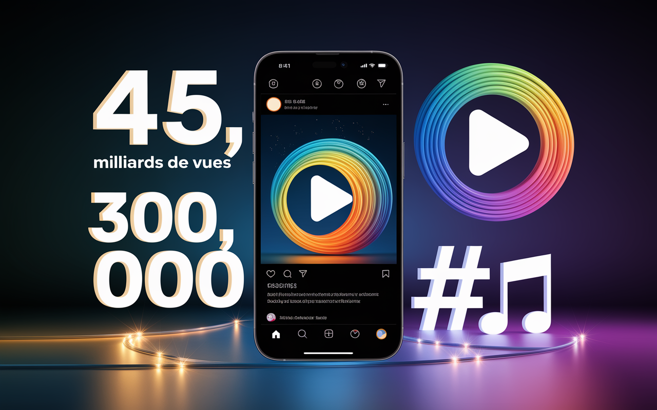 Statistiques vues hashtags FYP TikTok