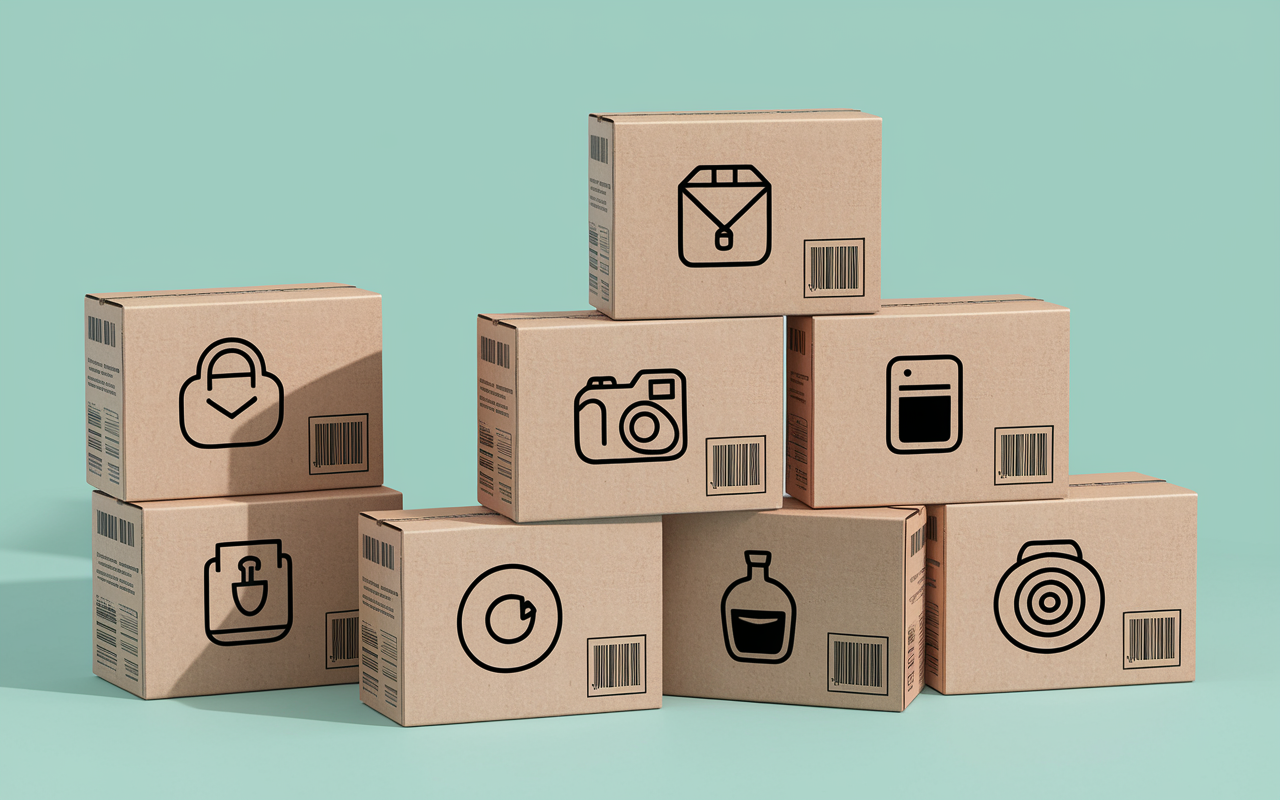 cartons marques en c organisation secteurs