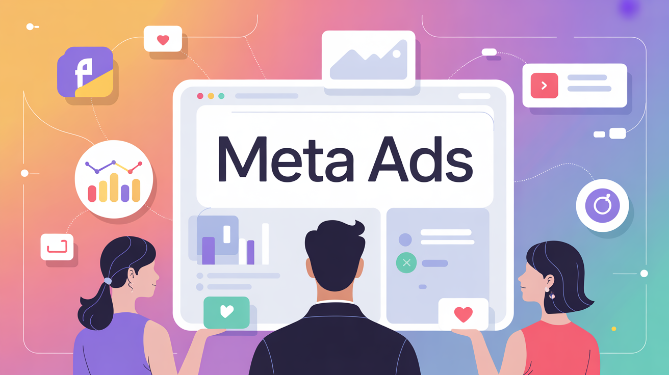 Image Meta Ads publicité digitale moderne