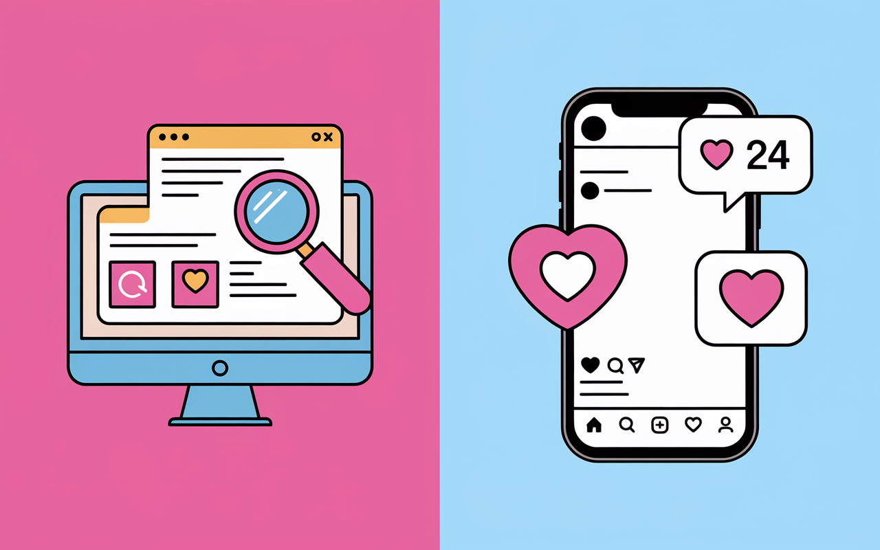 Balance blog Instagram visibilité durée vie audience