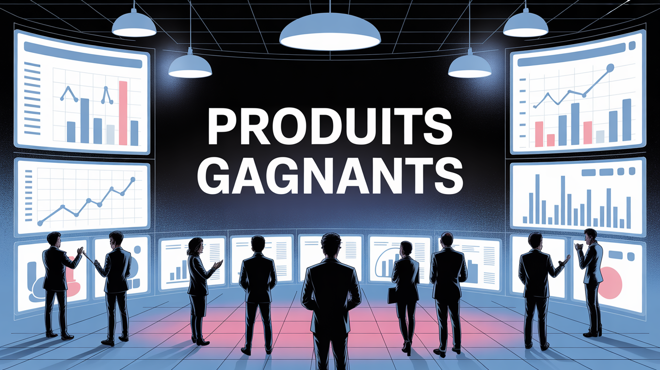 tableau de bord shop hunter produits gagnants