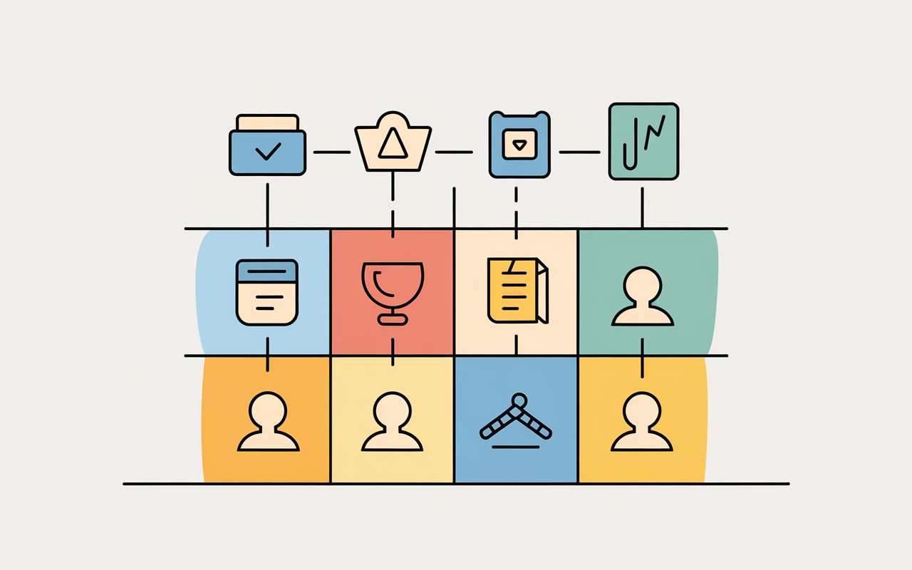 Arborescence web simple navigation desktop mobile