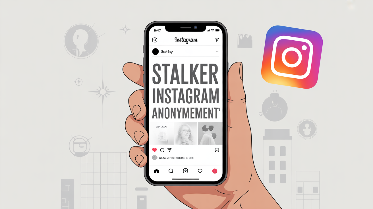 Story Instagram anonyme sur smartphone