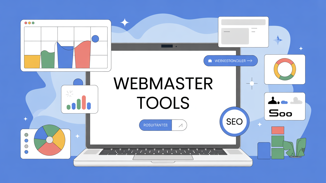 Tableau de bord Webmaster Tools SEO visibilité