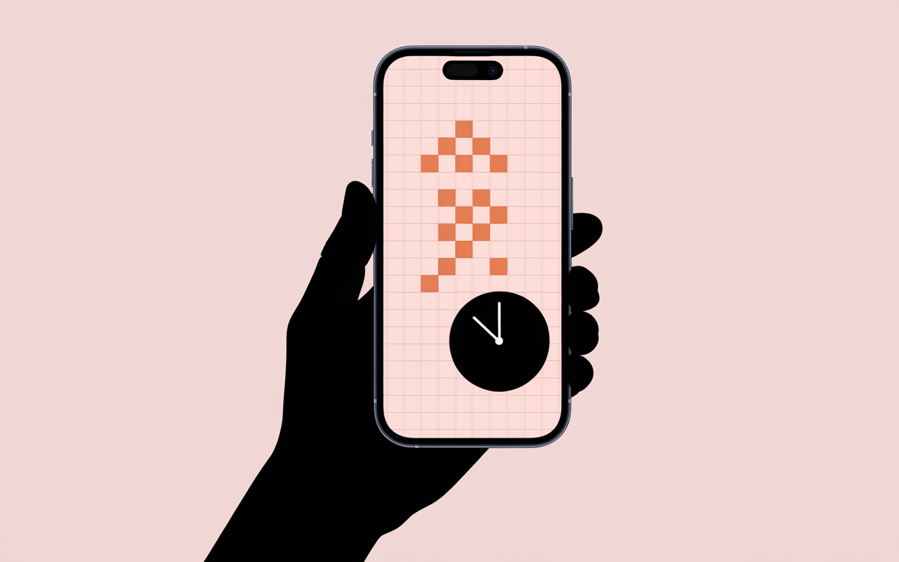 Zoom Instagram blocage image agrandie smartphone