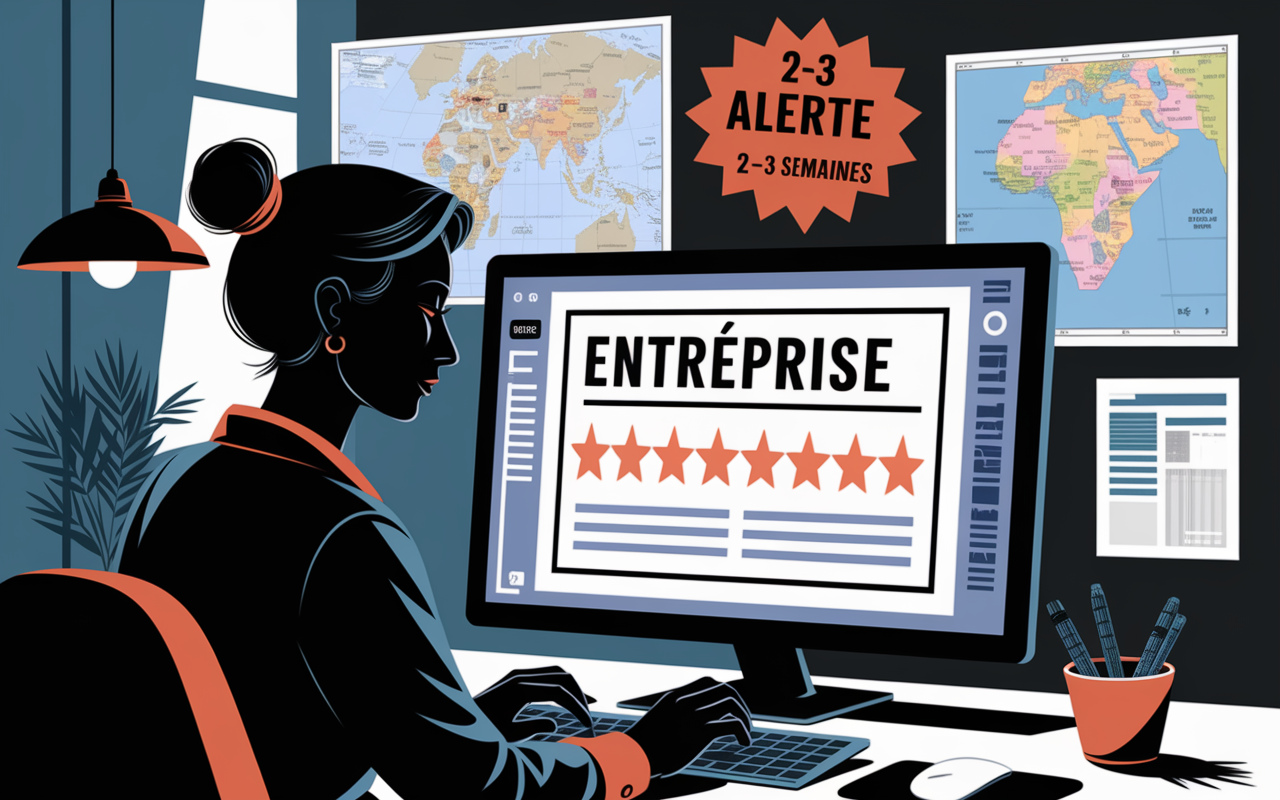 Fiche Google entreprise avis simple