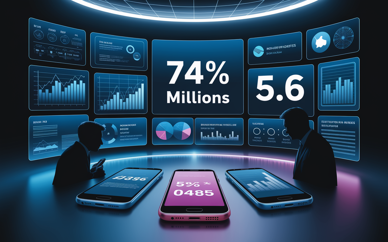 Tableau de bord HDfever 2025 veille digitale chiffres high-tech