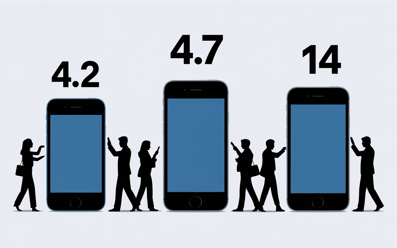 tableau comparatif agrandisseur d'écran smartphone