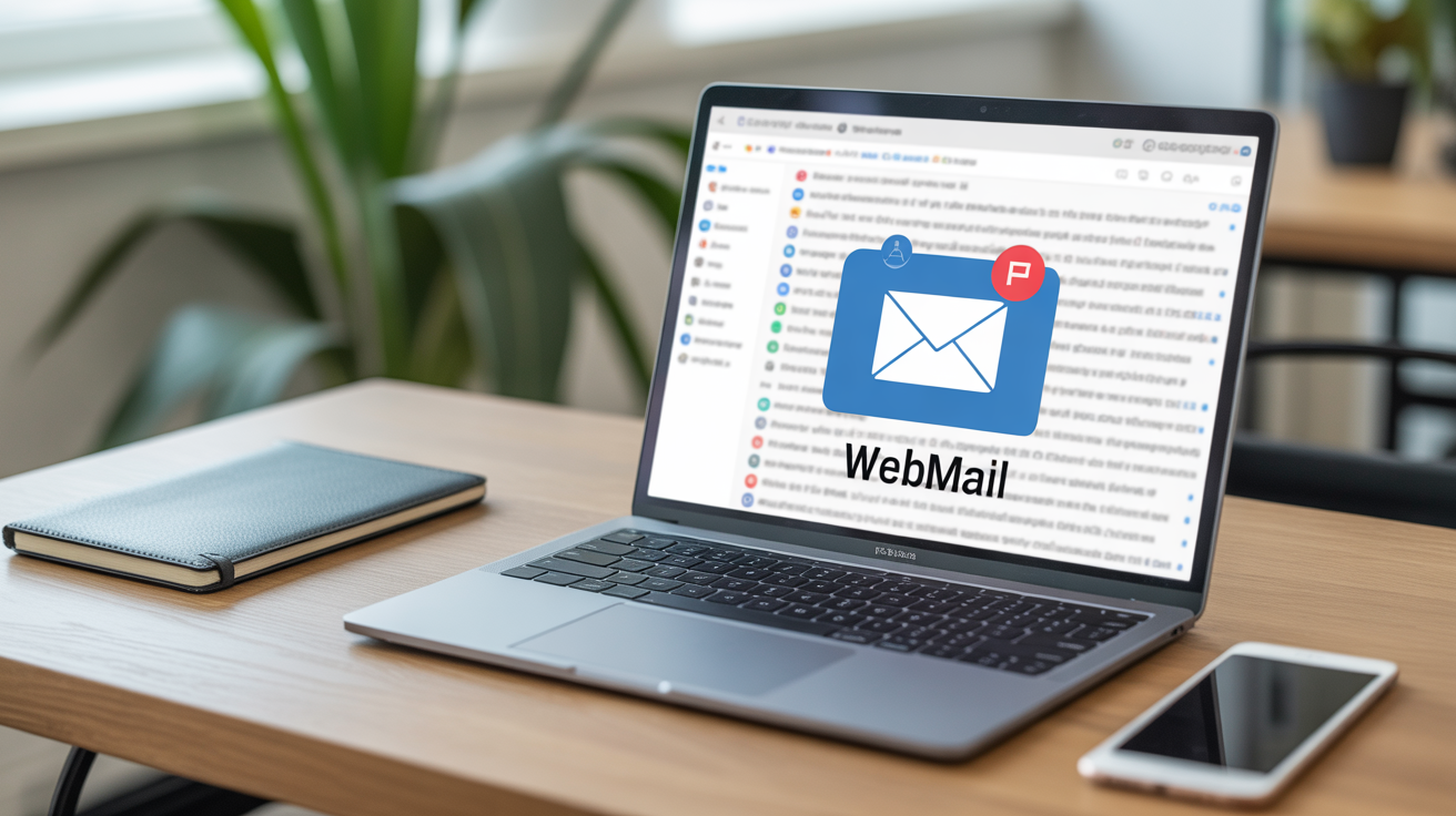 Interface HCL Technologies Webmail sur ordinateur portable