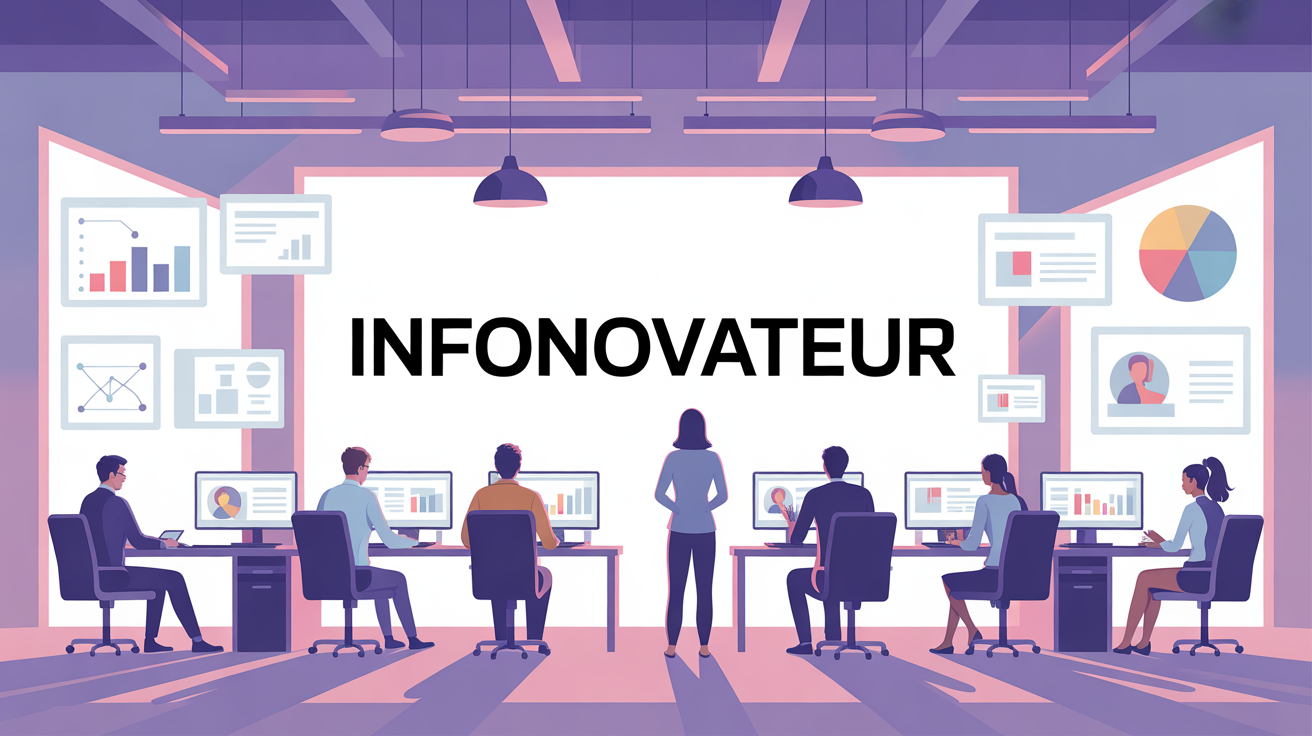 Espace digital Infonovateur bureau collaboratif