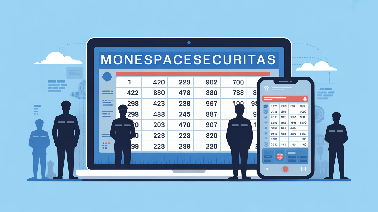 Tableau de bord MonEspaceSecuritas sur ordinateur et mobile